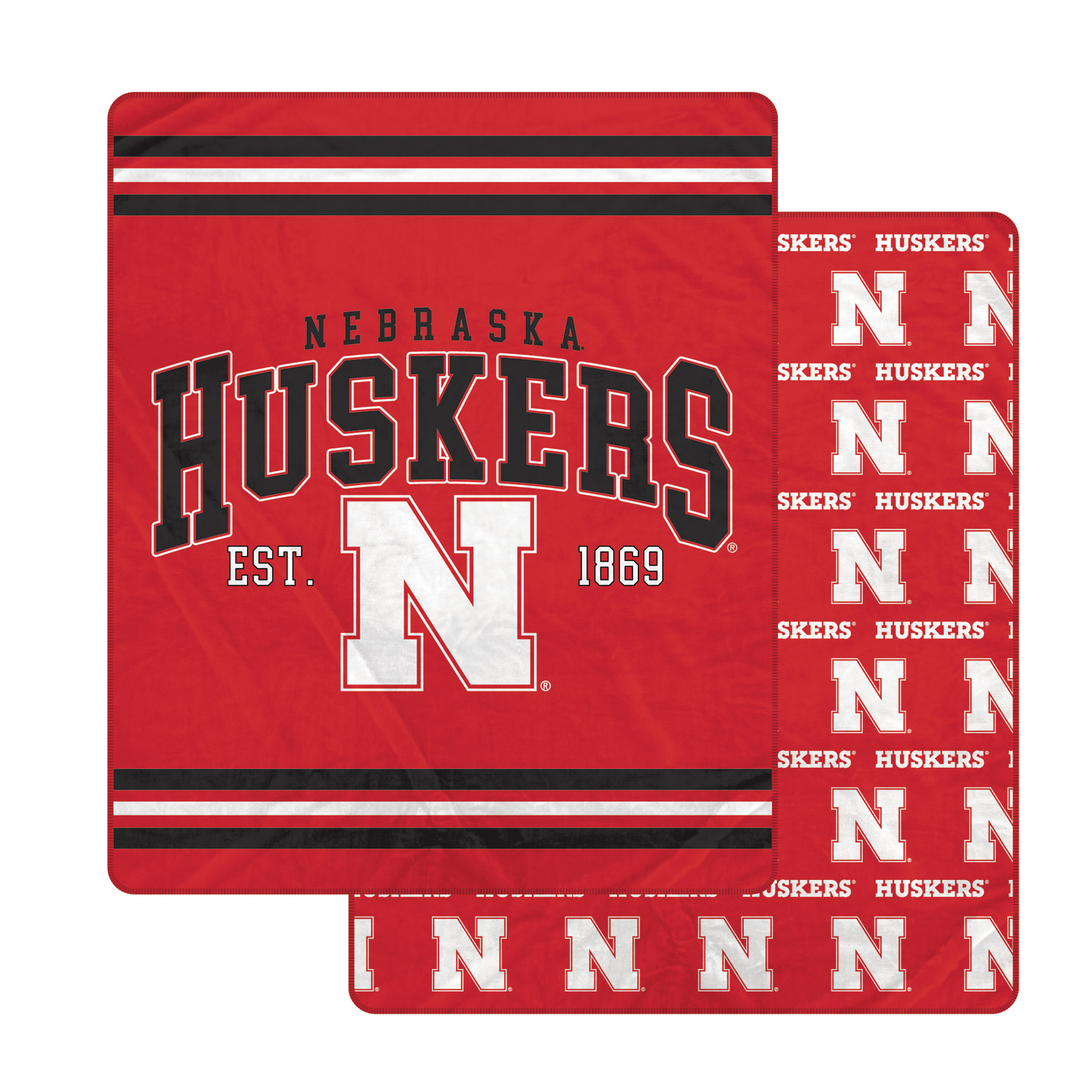 Pegasus Nebraska Huskers Legacy Arch Double-Sided 60" x 70" Blanket