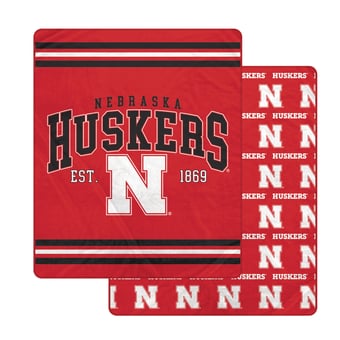Pegasus Nebraska Huskers Legacy Arch Double-Sided 60" x 70" Blanket