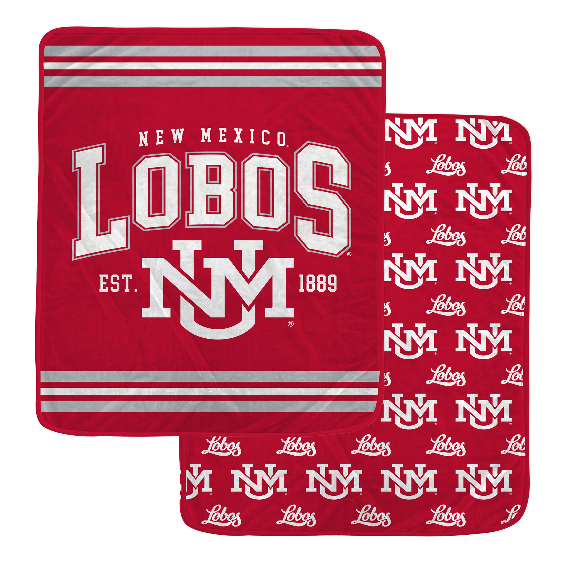 Pegasus New Mexico Lobos Legacy Arch Double-Sided 60" x 70" Blanket