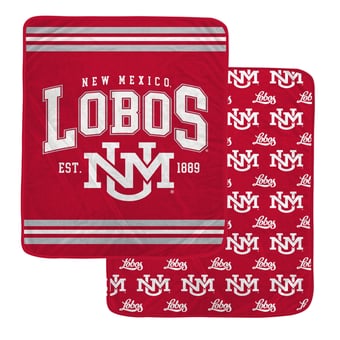 Pegasus New Mexico Lobos Legacy Arch Double-Sided 60" x 70" Blanket