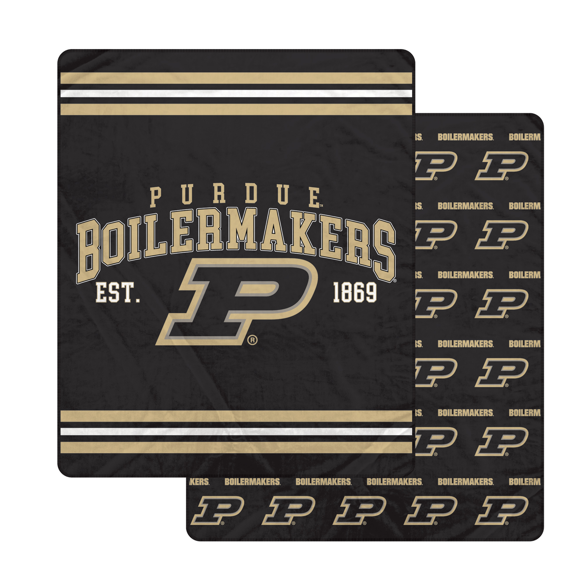 Pegasus Purdue Boilermakers Legacy Arch Double-Sided 60" x 70" Blanket