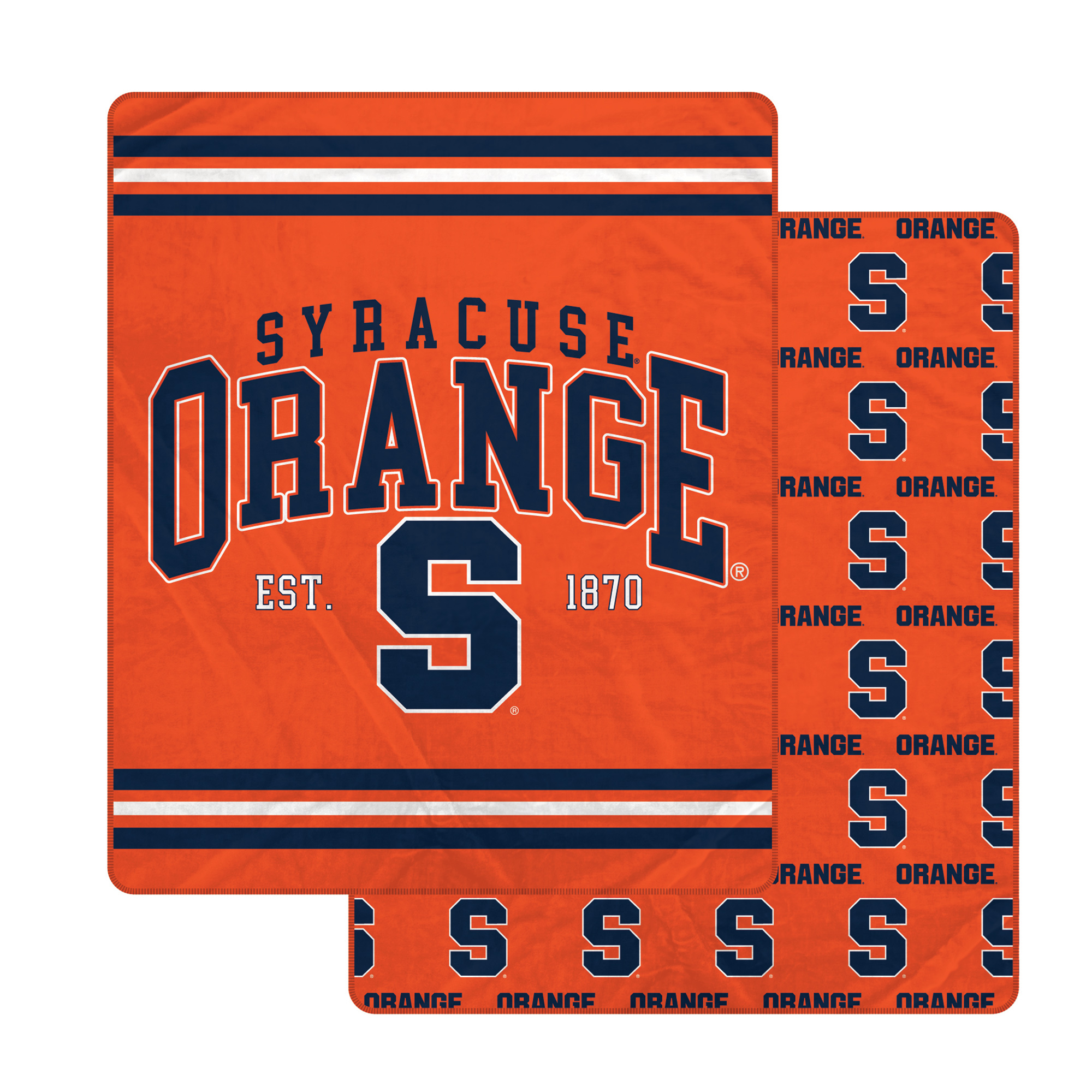 Pegasus Syracuse Orange Legacy Arch Double-Sided 60" x 70" Blanket