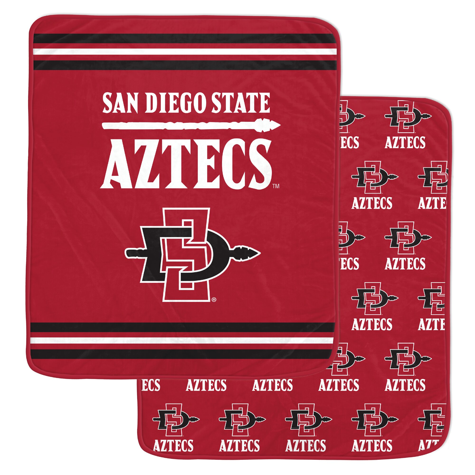 Pegasus San Diego State Aztecs Legacy Arch Double-Sided 60" x 70" Blanket