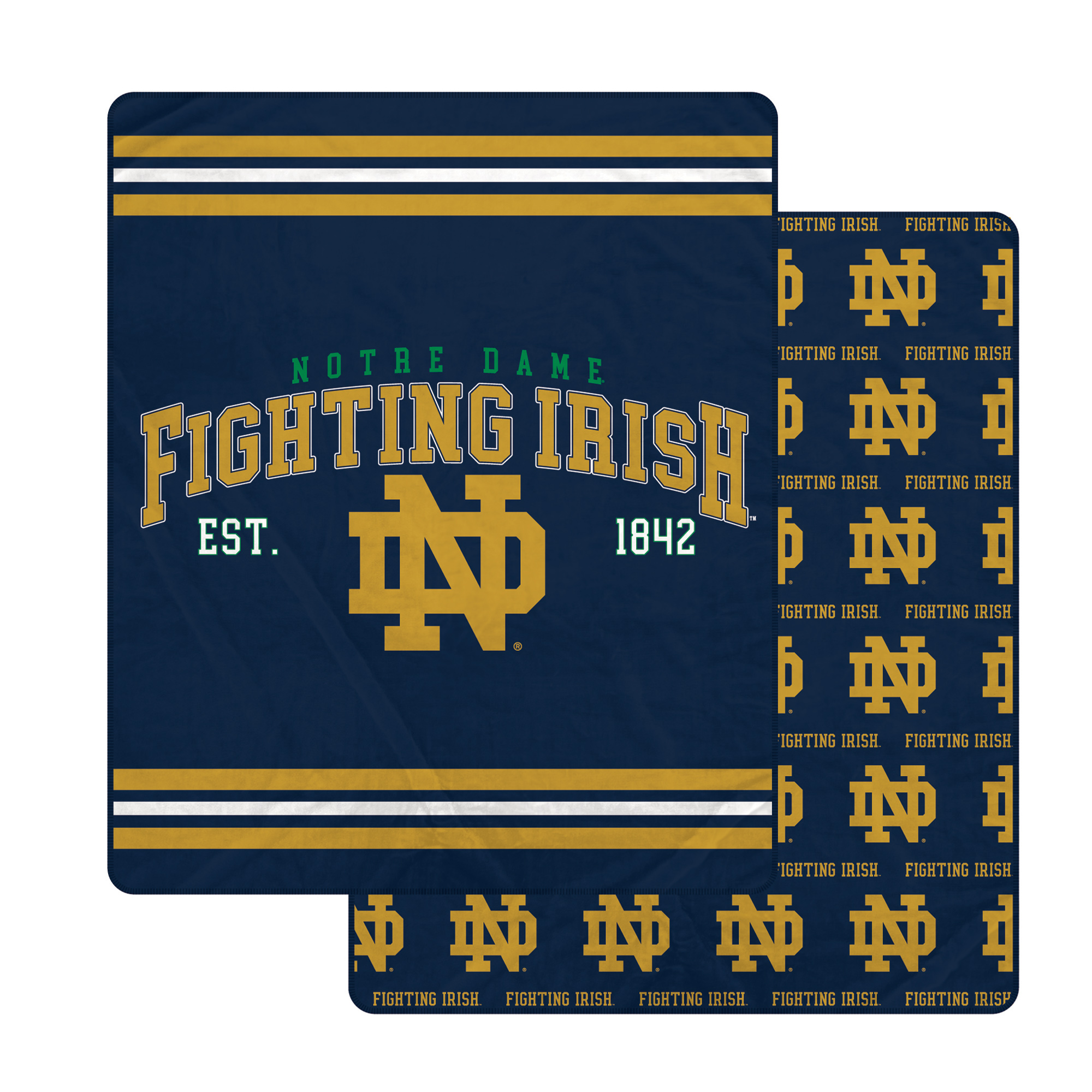 Pegasus Notre Dame Fighting Irish Legacy Arch Double-Sided 60" x 70" Blanket