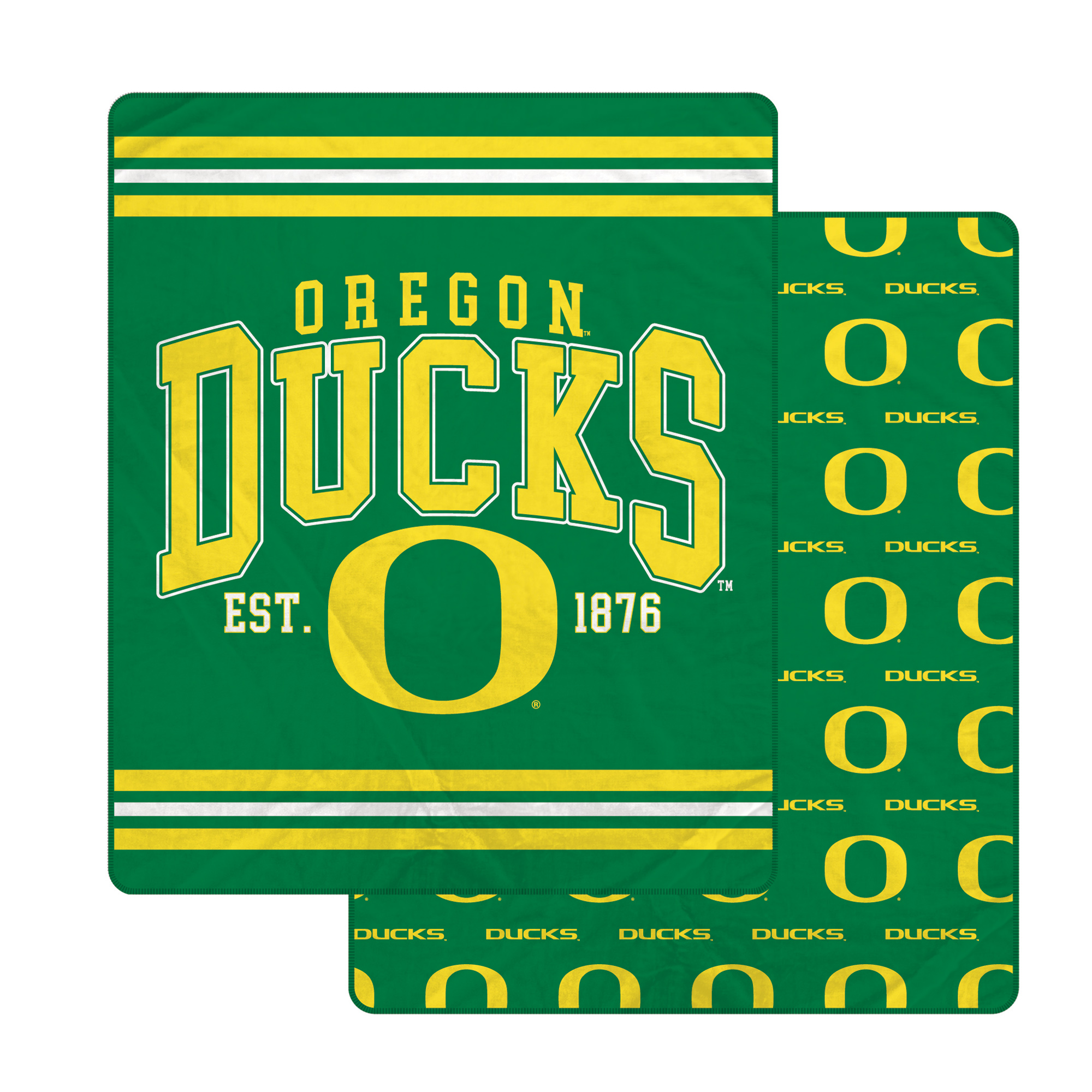Pegasus Oregon Ducks Legacy Arch Double-Sided 60" x 70" Blanket