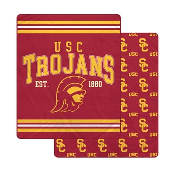 "Pegasus USC Trojans Legacy Arch Double-Sided 60"" x 70"" Blanket"
