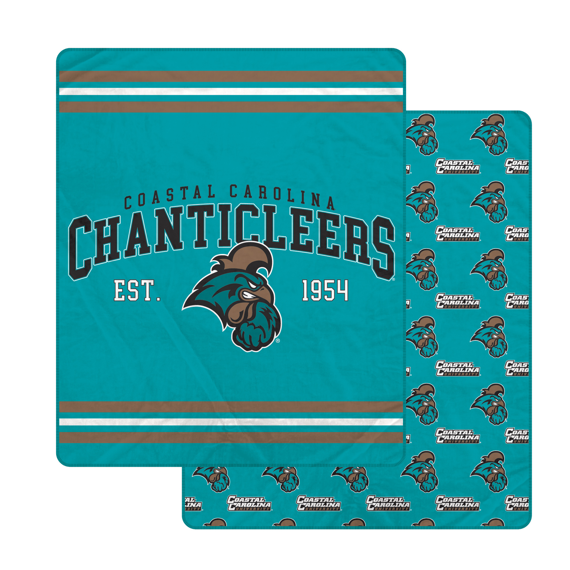 Pegasus Coastal Carolina Chanticleers Legacy Arch Double-Sided 60" x 70" Blanket
