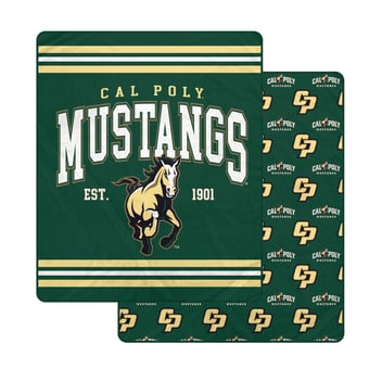 Pegasus Cal Poly Mustangs Legacy Arch Double-Sided 60" x 70" Blanket