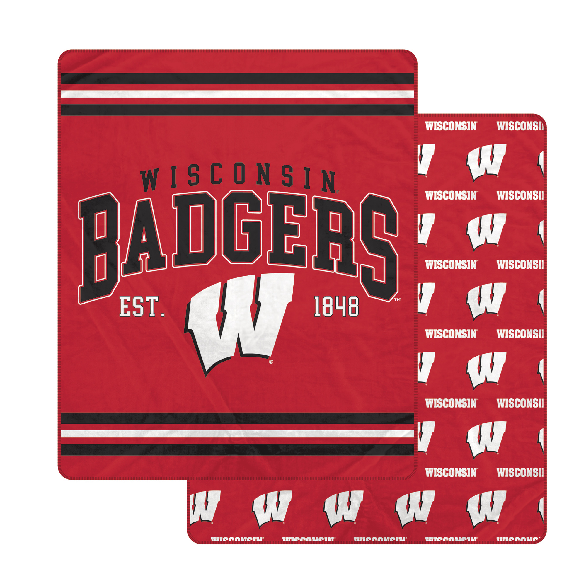 Pegasus Wisconsin Badgers Legacy Arch Double-Sided 60" x 70" Blanket