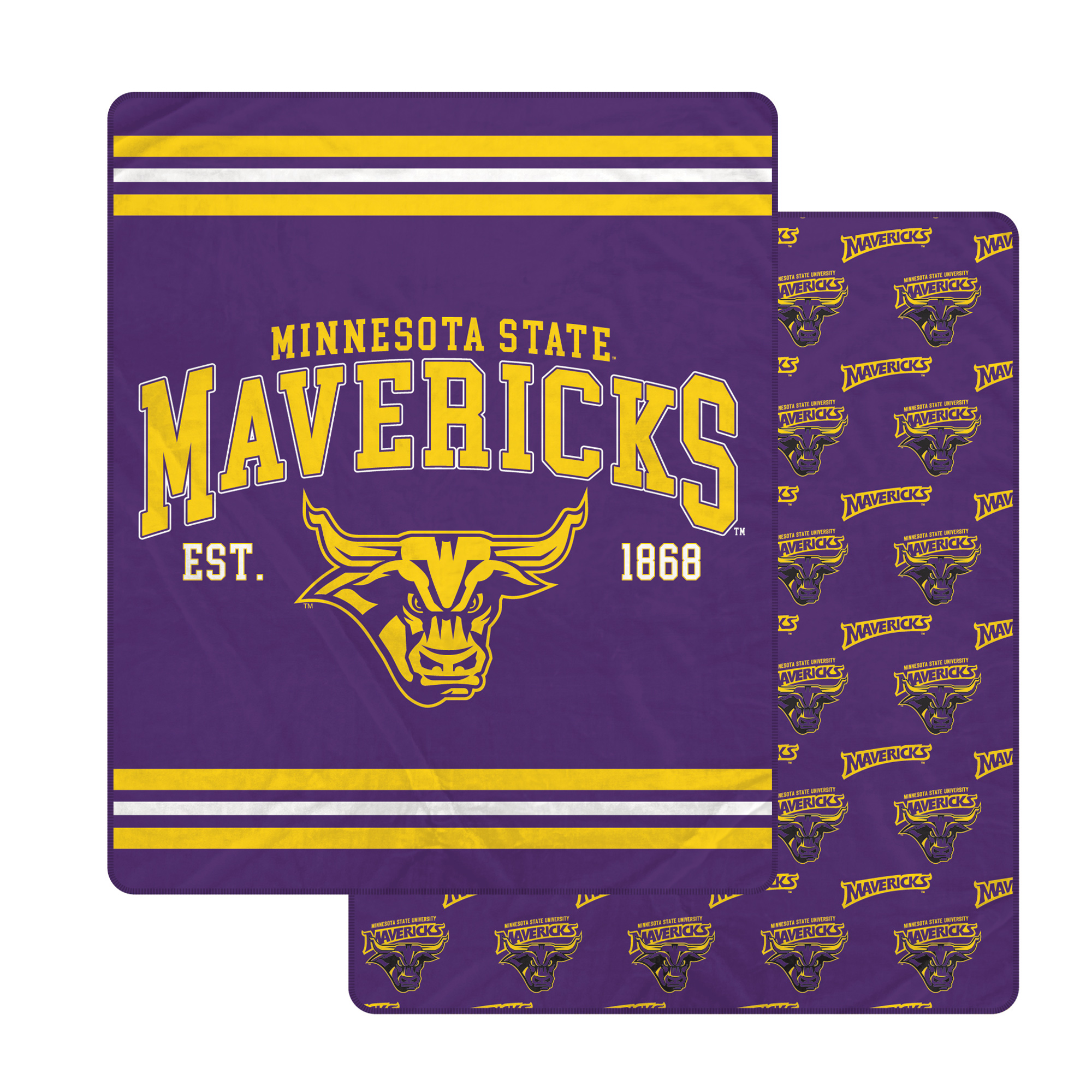 Pegasus Minnesota State Mavericks Legacy Arch Double-Sided 60" x 70" Blanket