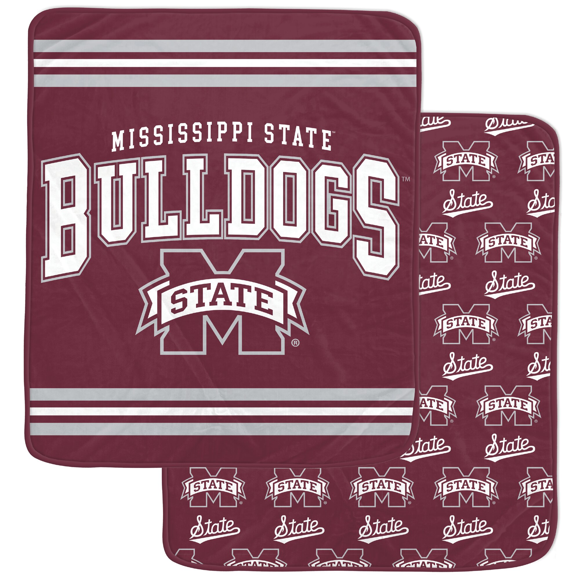 Pegasus Mississippi State Bulldogs Legacy Arch Double-Sided 60" x 70" Blanket
