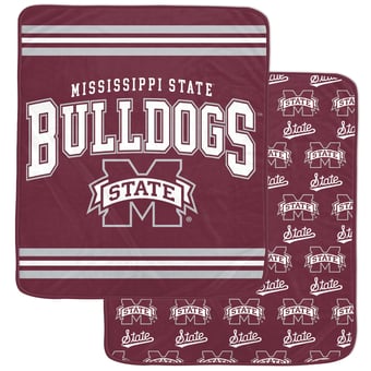 Pegasus Mississippi State Bulldogs Legacy Arch Double-Sided 60" x 70" Blanket