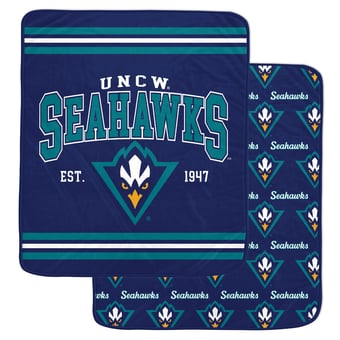 Pegasus UNC Wilmington Seahawks Legacy Arch Double-Sided 60" x 70" Blanket