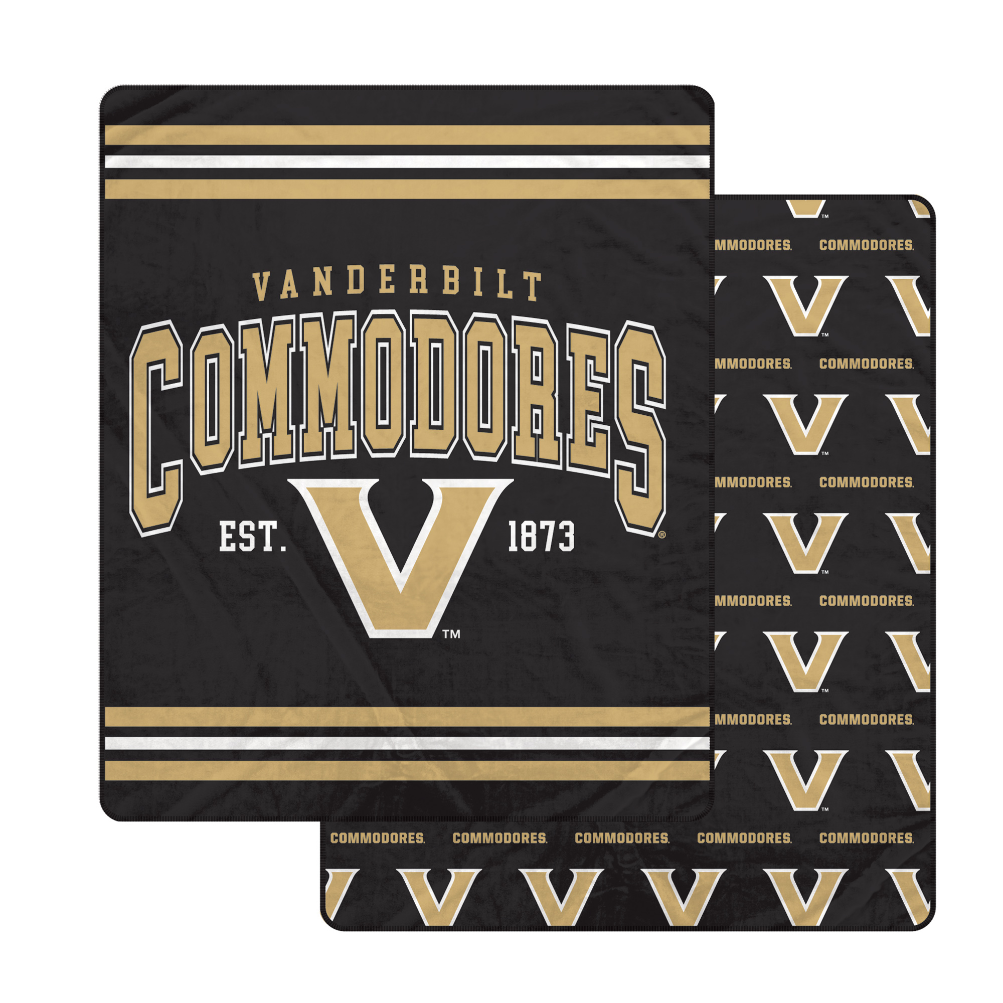 Pegasus Vanderbilt Commodores Legacy Arch Double-Sided 60" x 70" Blanket