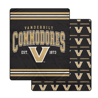 Pegasus Vanderbilt Commodores Legacy Arch Double-Sided 60" x 70" Blanket