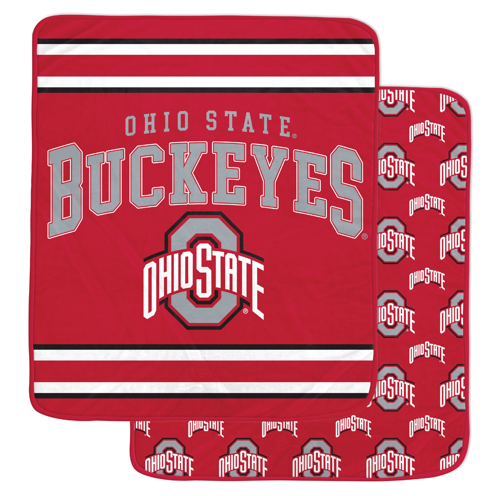 Pegasus Ohio State Buckeyes Legacy Arch Double-Sided 60" x 70" Blanket
