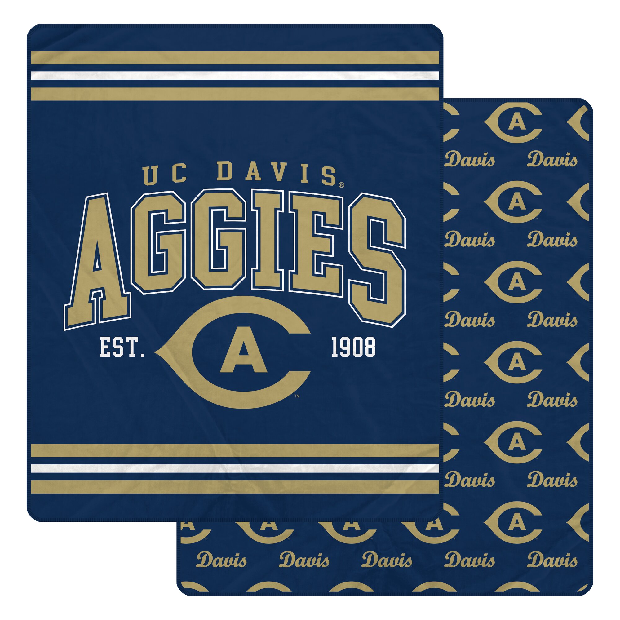 Pegasus UC Davis Aggies Legacy Arch Double-Sided 60" x 70" Blanket