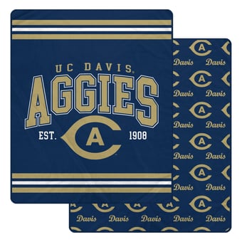 Pegasus UC Davis Aggies Legacy Arch Double-Sided 60" x 70" Blanket