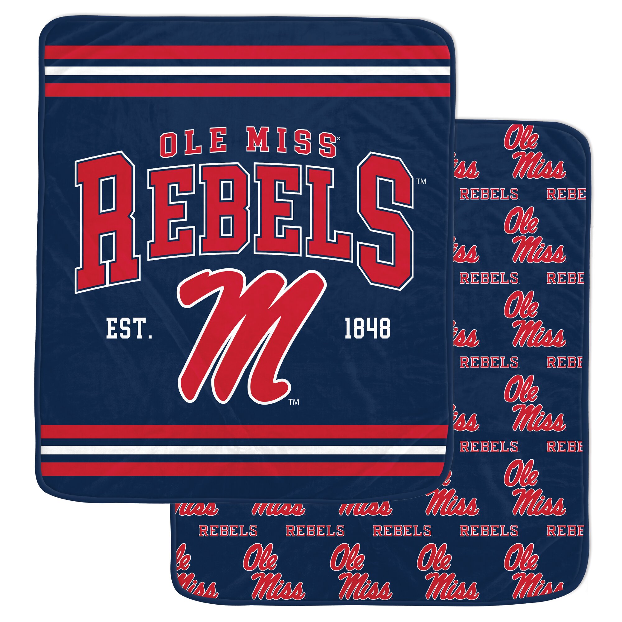 Pegasus Ole Miss Rebels Legacy Arch Double-Sided 60" x 70" Blanket