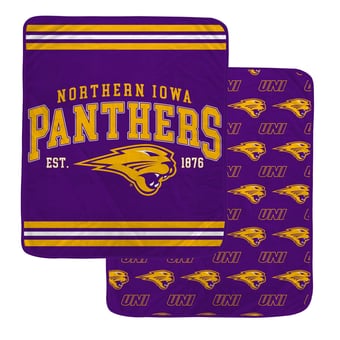 Pegasus Northern Iowa Panthers Legacy Arch Double-Sided 60" x 70" Blanket