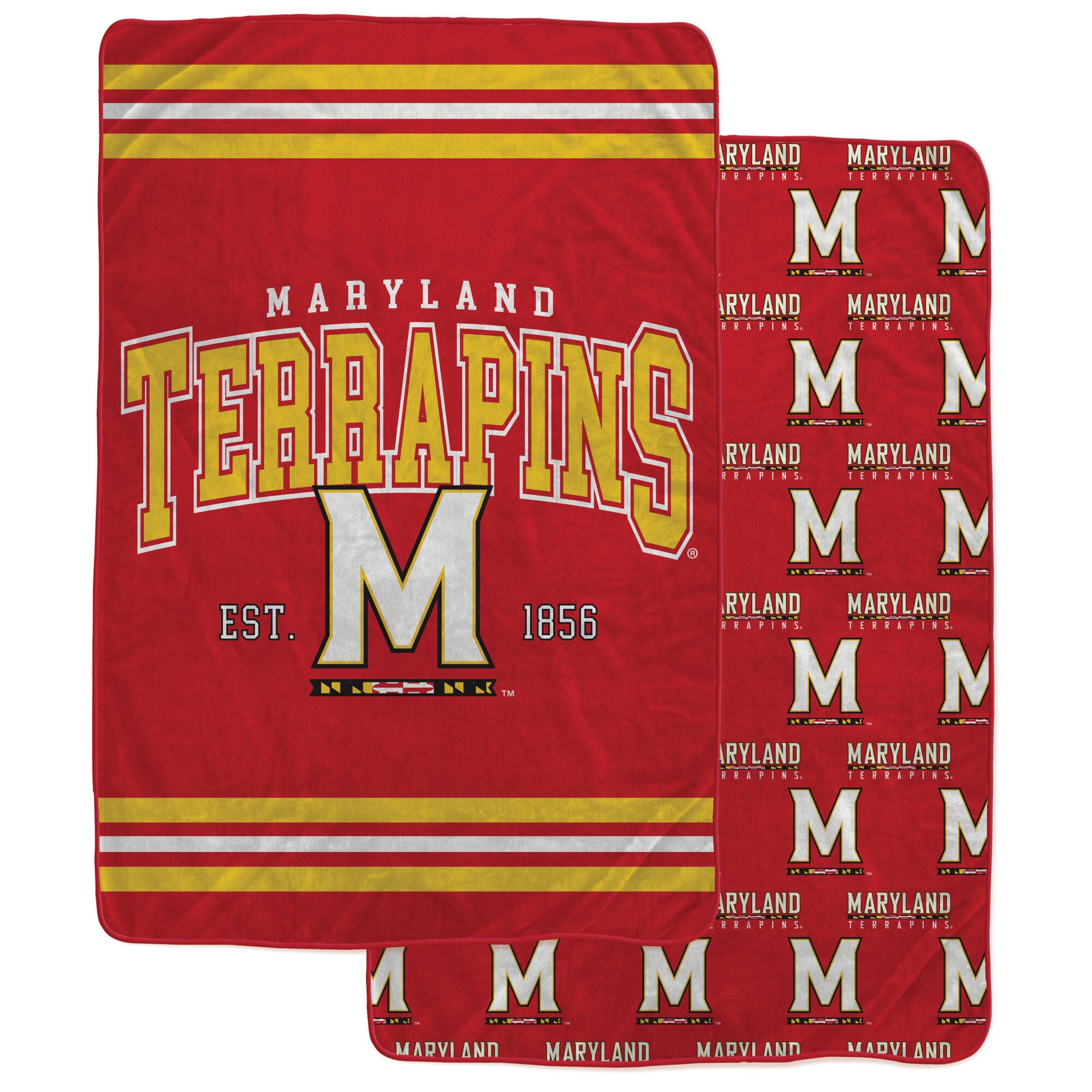 Pegasus Maryland Terrapins Legacy Arch Double-Sided 60" x 80" Blanket