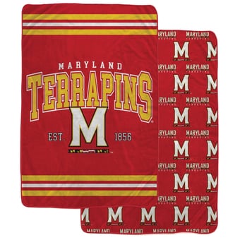 Pegasus Maryland Terrapins Legacy Arch Double-Sided 60" x 80" Blanket