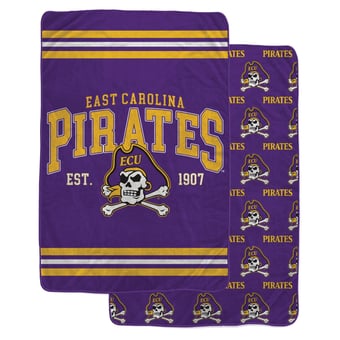 Pegasus ECU Pirates Legacy Arch Double-Sided 60" x 80" Blanket