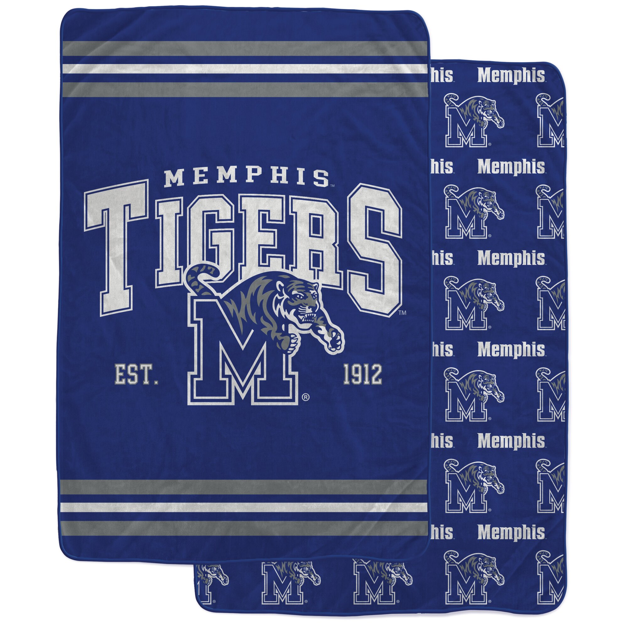 Pegasus Memphis Tigers Legacy Arch Double-Sided 60" x 80" Blanket