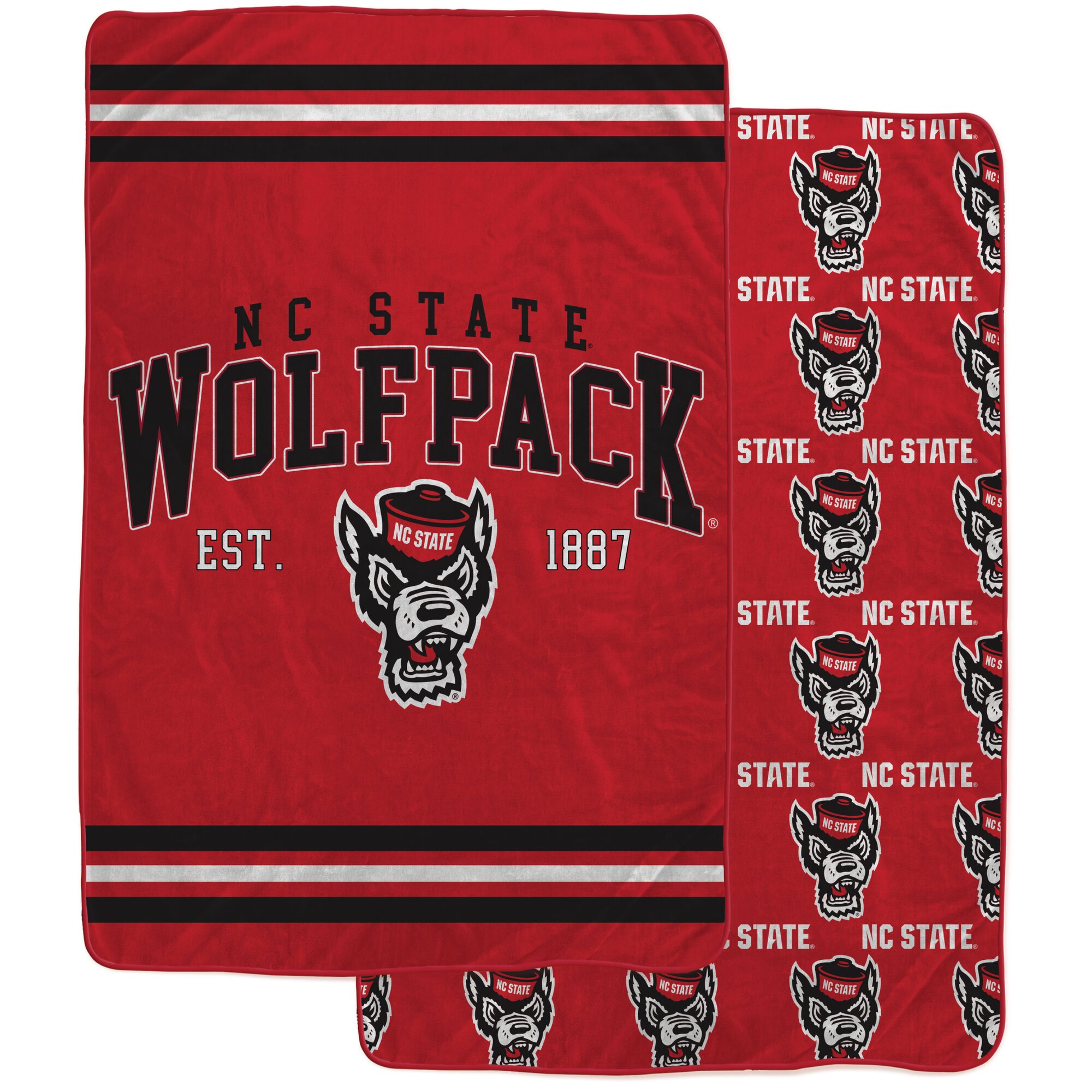 Pegasus NC State Wolfpack Legacy Arch Double-Sided 60" x 80" Blanket
