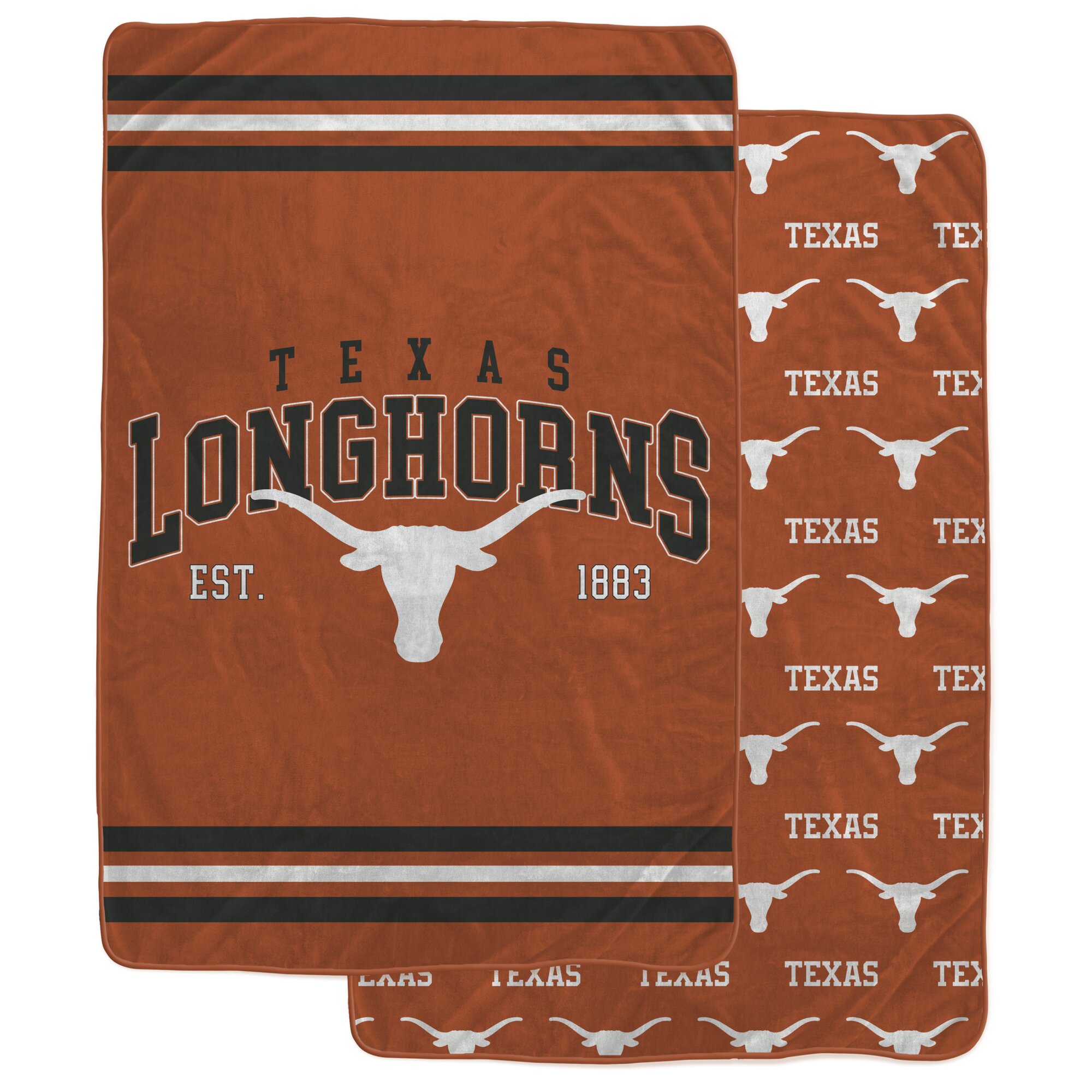 Pegasus Texas Longhorns Legacy Arch Double-Sided 60" x 80" Blanket