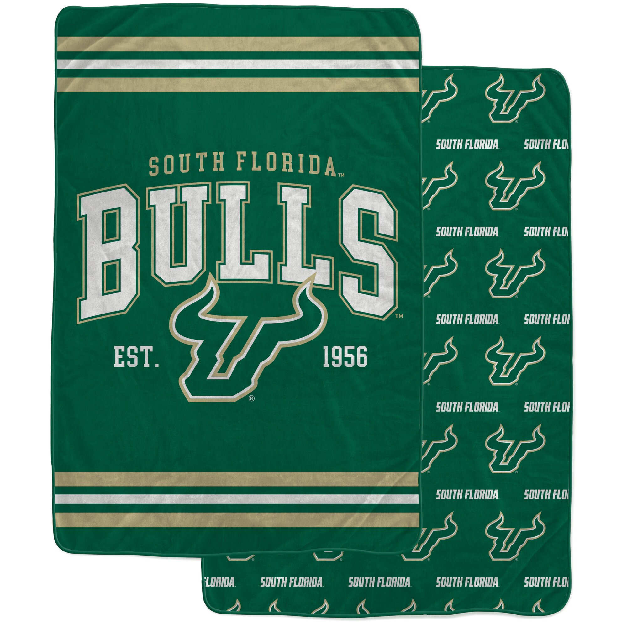 Pegasus South Florida Bulls Legacy Arch Double-Sided 60" x 80" Blanket