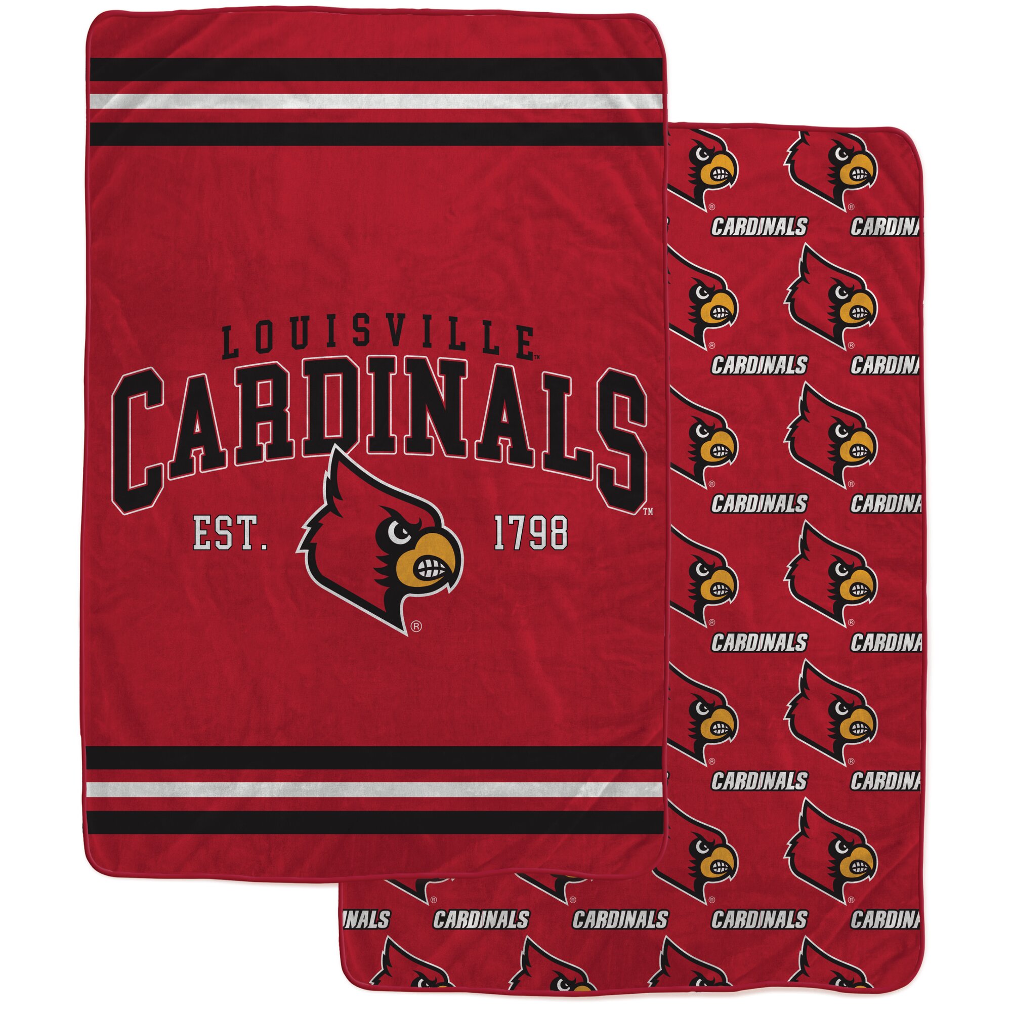 Pegasus Louisville Cardinals Legacy Arch Double-Sided 60" x 80" Blanket