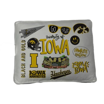 Pegasus Iowa Hawkeyes Loco Fan 19" x 14" Canvas Décor Pillow