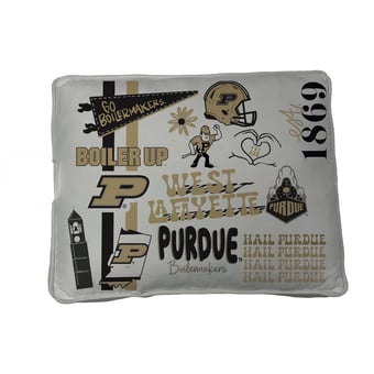 Pegasus Purdue Boilermakers Loco Fan 19" x 14" Canvas Décor Pillow