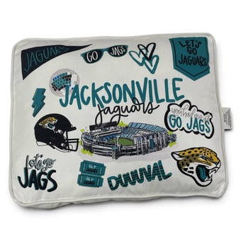 Pegasus Jacksonville Jaguars Loco Fan 19" x 14" Canvas Décor Pillow