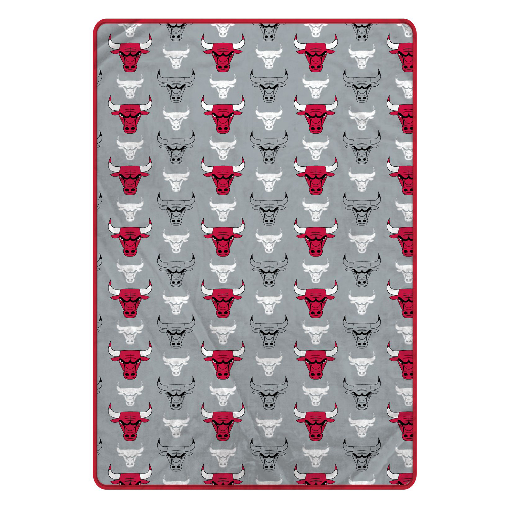 Pegasus Chicago Bulls Logo Roll Oversized 66" x 95" Ultra Cozy Blanket