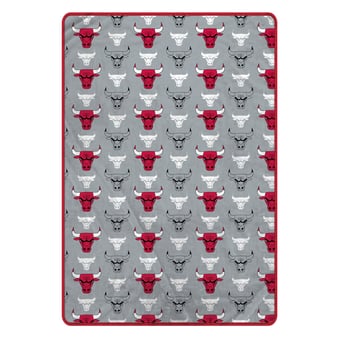 Pegasus Chicago Bulls Logo Roll Oversized 66" x 95" Ultra Cozy Blanket