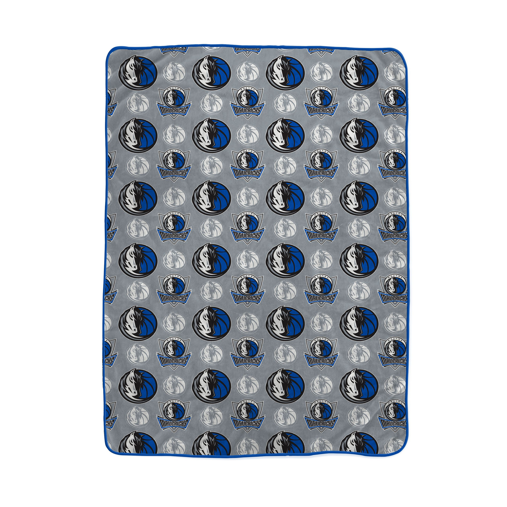 Pegasus Dallas Mavericks Logo Roll Oversized 66" x 95" Ultra Cozy Blanket