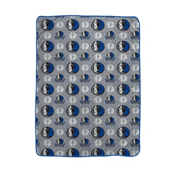 Pegasus Dallas Mavericks Logo Roll Oversized 66" x 95" Ultra Cozy Blanket