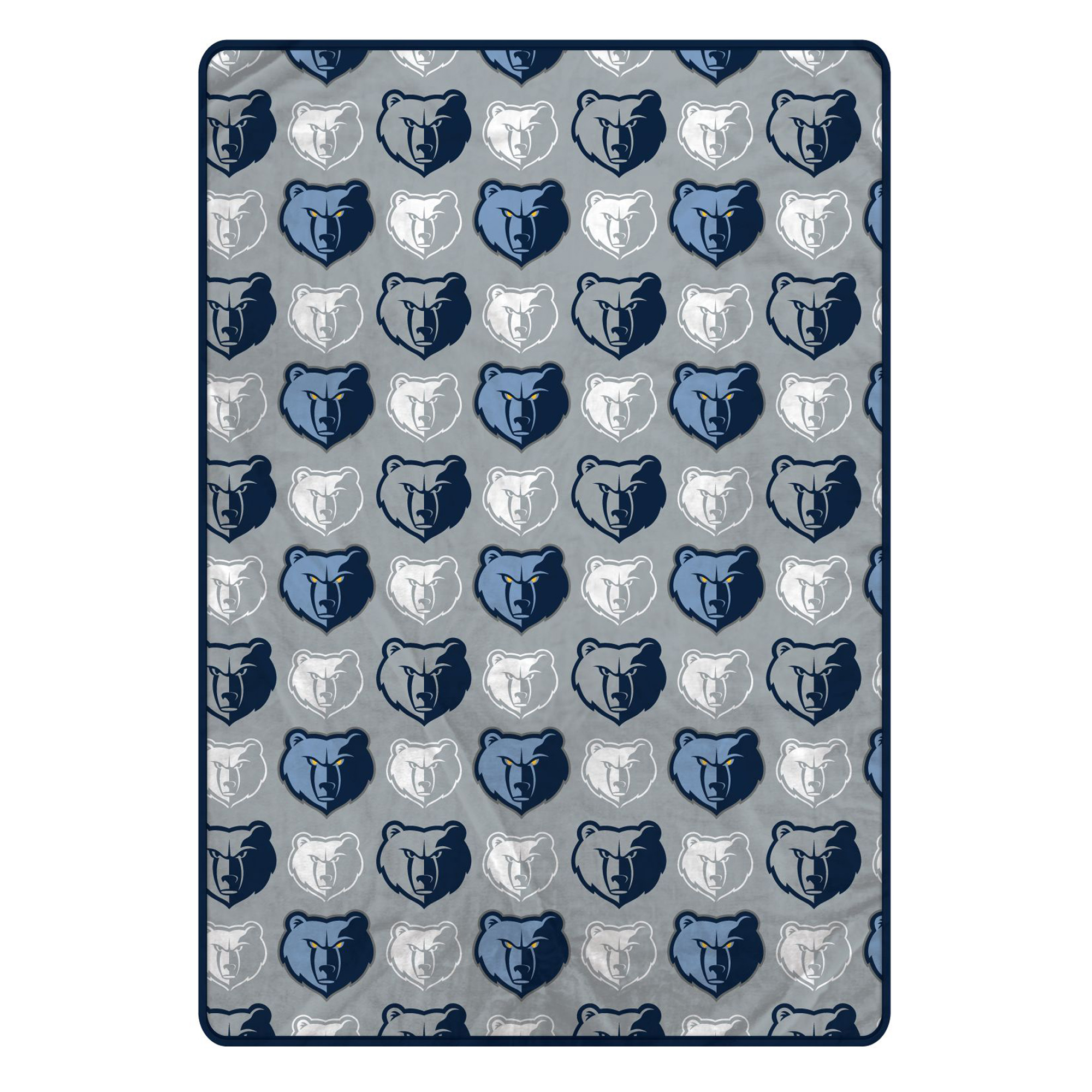Pegasus Memphis Grizzlies Logo Roll Oversized 66" x 95" Ultra Cozy Blanket