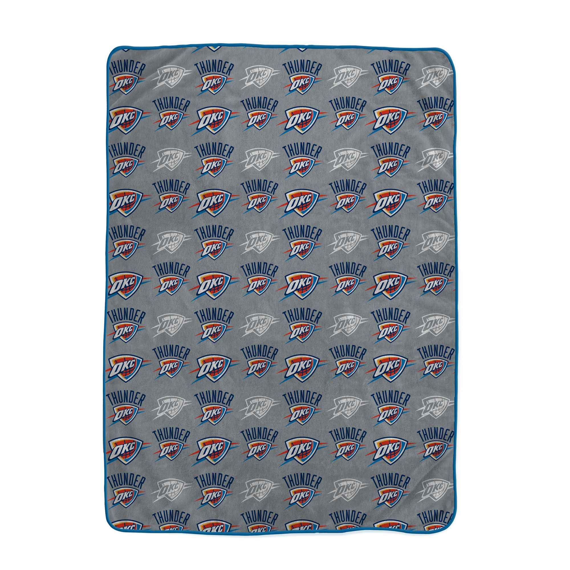 Pegasus Oklahoma City Thunder Logo Roll Oversized 66" x 95" Ultra Cozy Blanket