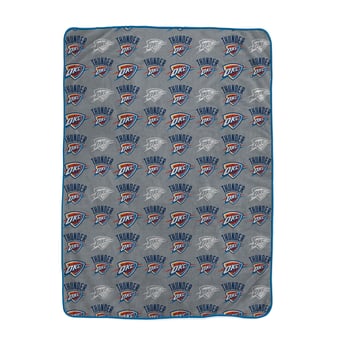 Pegasus Oklahoma City Thunder Logo Roll Oversized 66" x 95" Ultra Cozy Blanket