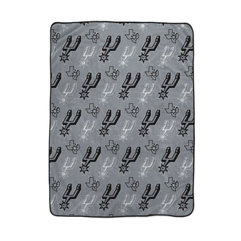 Pegasus San Antonio Spurs Logo Roll Oversized 66" x 95" Ultra Cozy Blanket