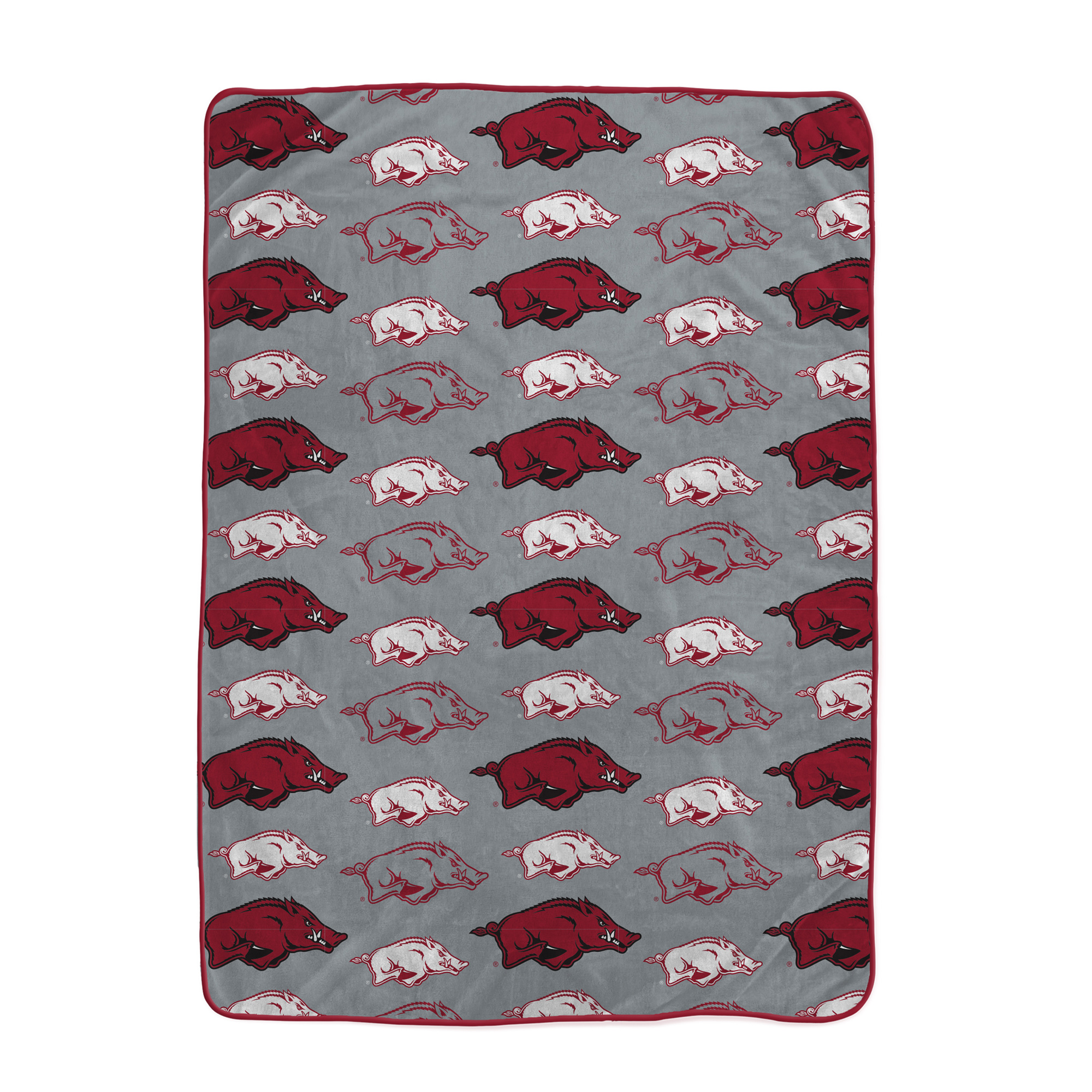 Pegasus Arkansas Razorbacks Logo Roll Oversized 66" x 95" Ultra Cozy Blanket