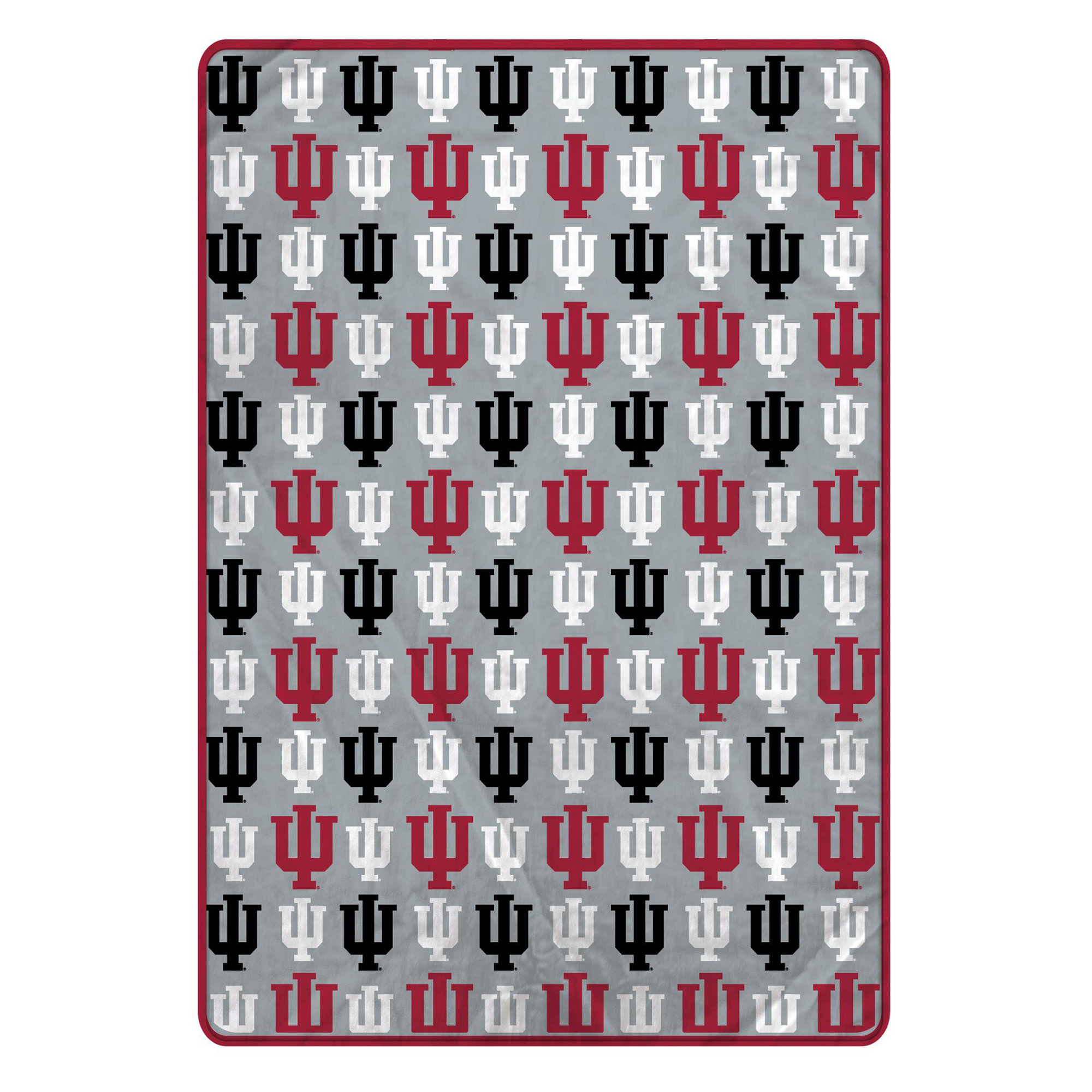Pegasus Indiana Hoosiers Logo Roll Oversized 66" x 95" Ultra Cozy Blanket