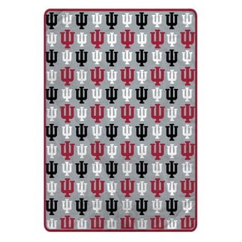 Pegasus Indiana Hoosiers Logo Roll Oversized 66" x 95" Ultra Cozy Blanket