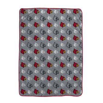 Pegasus Louisville Cardinals Logo Roll Oversized 66" x 95" Ultra Cozy Blanket