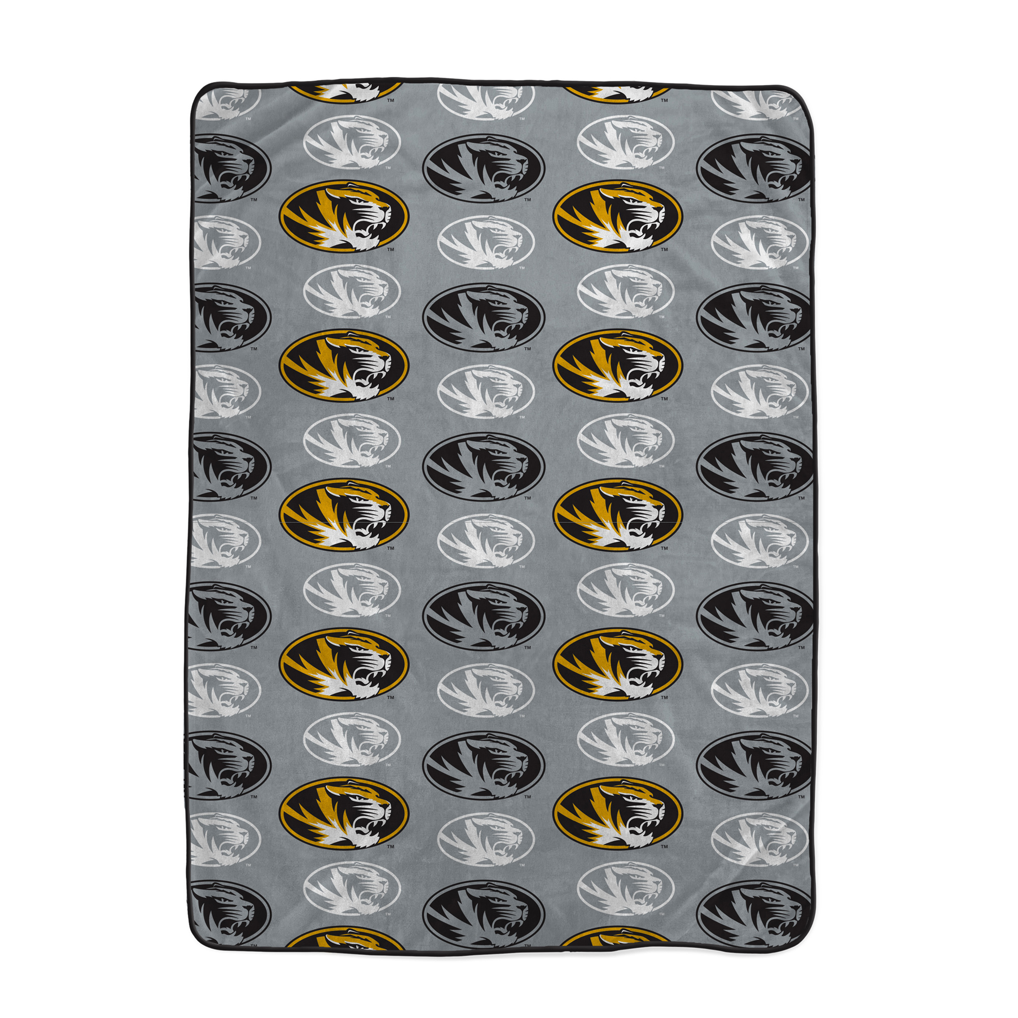 Pegasus Missouri Tigers Logo Roll Oversized 66" x 95" Ultra Cozy Blanket