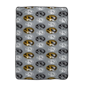 Pegasus Missouri Tigers Logo Roll Oversized 66" x 95" Ultra Cozy Blanket