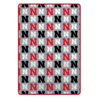 "Pegasus Nebraska Huskers Logo Roll Oversized 66"" x 95"" Ultra Cozy Blanket"